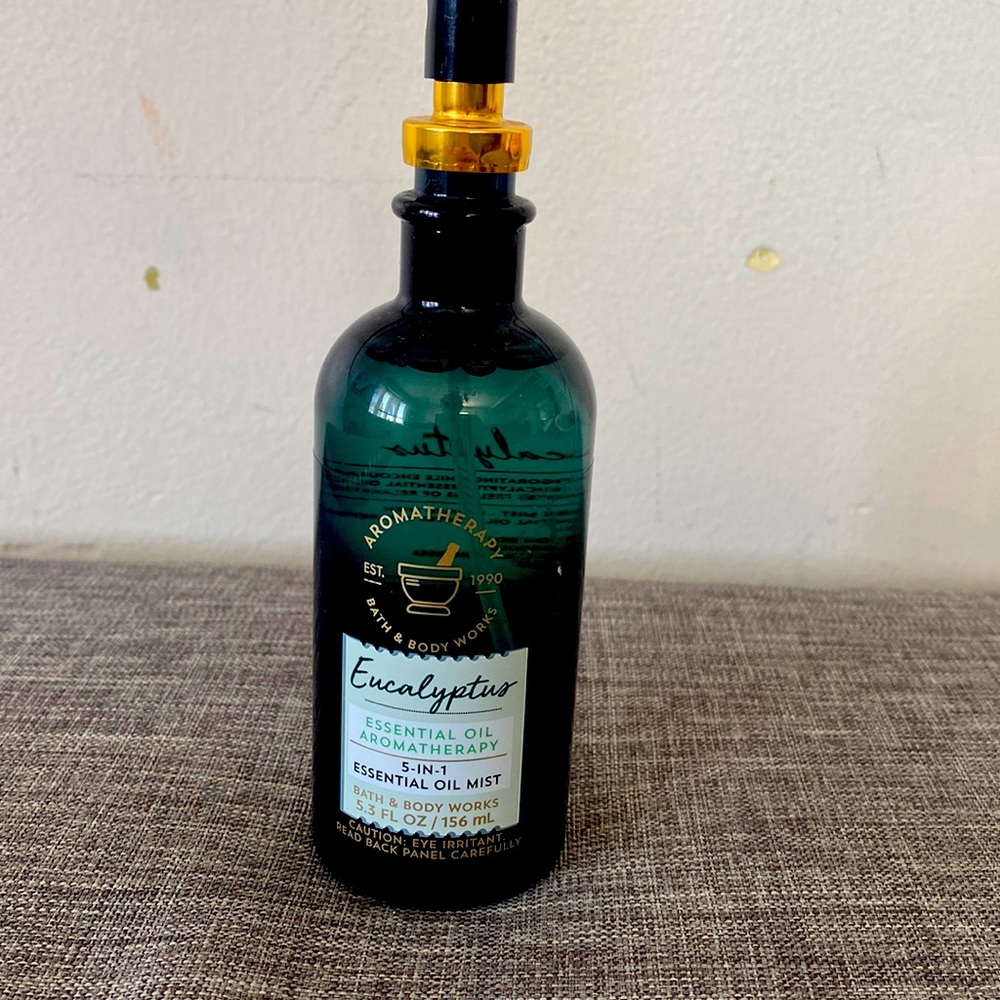 BATH BODY WORKS AROMATHERAPY EUCALYPTUS ESSENTIAL OIL MIST SPRAY 5 IN 1 5.3OZ